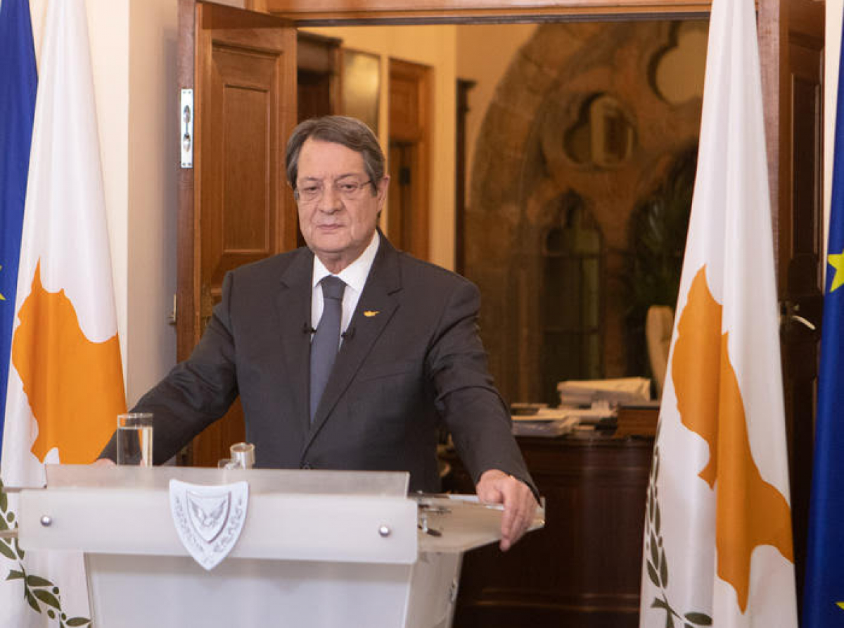 Διάγγελμα του Προέδρου της Δημοκρατίας κ. Νίκου Αναστασιάδη
